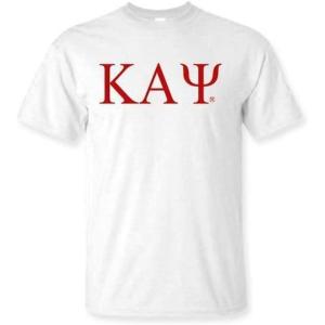 Kappa Alpha Psi Lettered Tee(White)
