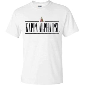 Kappa Alpha Psi Line Crest Tee(White)
