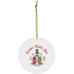 Kappa Alpha Psi Round Shield Ornament(Round)