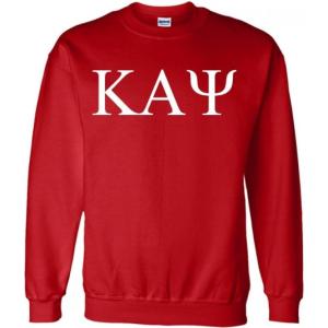 Kappa Alpha Psi World Famous Greek Crewneck(Red)