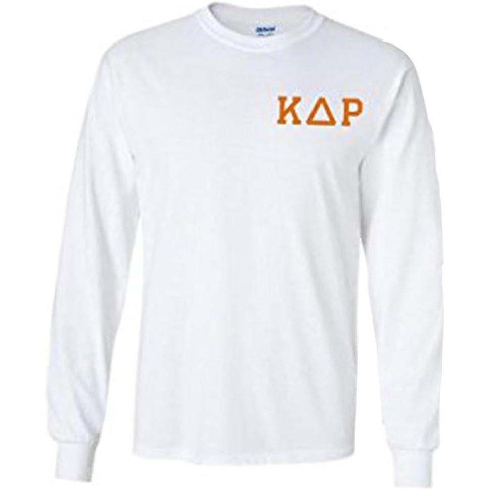 imageKappa Delta Rho Flag Long Sleeve TShirtWhite