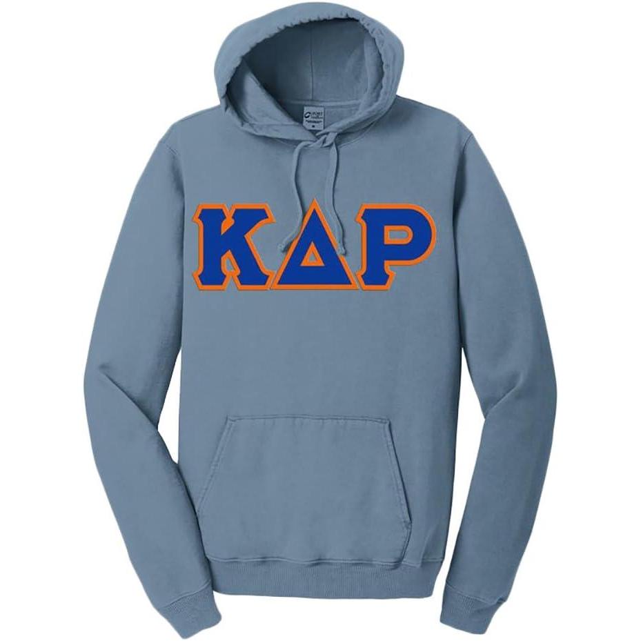 imageKappa Delta Rho PigmentDyed Lettered Hooded SweatshirtMist