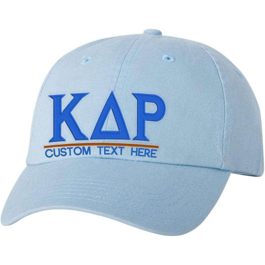 imagePersonalized Kappa Delta Rho Greek Line HatLight Blue