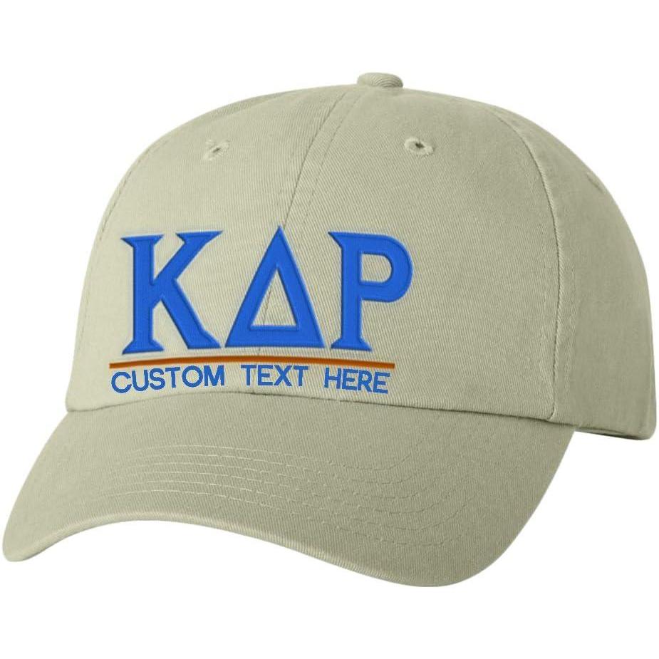 imagePersonalized Kappa Delta Rho Greek Line HatTan