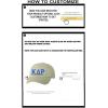 Personalized Kappa Delta Rho Greek Line Hat(Tan)