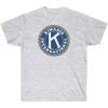 Greekgear Kiwanis Front Logo Tee(Sports Grey)