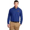 Kappa Delta Rho Crest – Shield Emblem Long Sleeve Polo(Royal Blue)