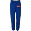 Kappa Delta Rho Greek Lettered Thigh Sweatpants(Royal Blue)