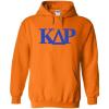 Kappa Delta Rho Logo Hooded Sweatshirt(Orange)