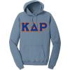 Kappa Delta Rho Pigment-Dyed Lettered Hooded Sweatshirt(Mist)