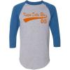 Kappa Delta Rho Tail Year Raglan(Grey W/Royal Blue)