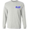 Kappa Delta Rho World Famous Crest Long Sleeve T-Shirt(Light Grey)