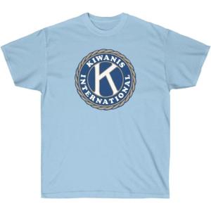 Greekgear Kiwanis Front Logo Tee(Light Blue)