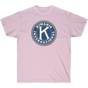 Greekgear Kiwanis Front Logo Tee(Light Pink)