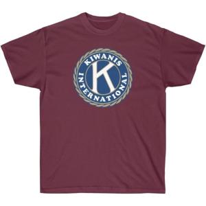 Greekgear Kiwanis Front Logo Tee(Maroon)