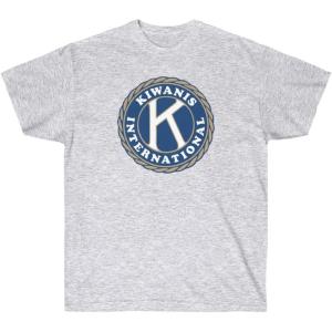 Greekgear Kiwanis Front Logo Tee(Sports Grey)