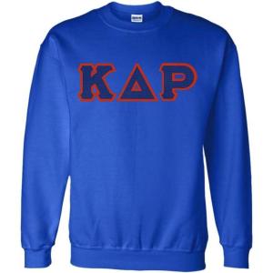 Kappa Delta Rho Lettered Crewneck(Royal Blue)