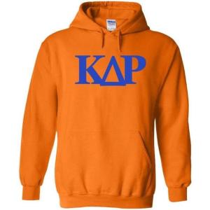 Kappa Delta Rho Logo Hooded Sweatshirt(Orange)