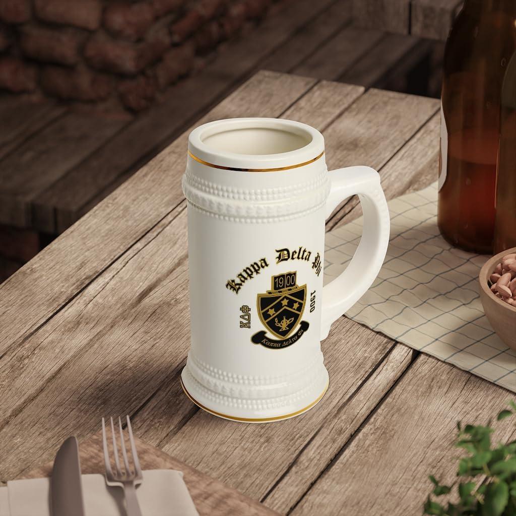 imageGreekgear Kappa Delta Phi Collectors Crest amp Year Ceramic Stein Tankard