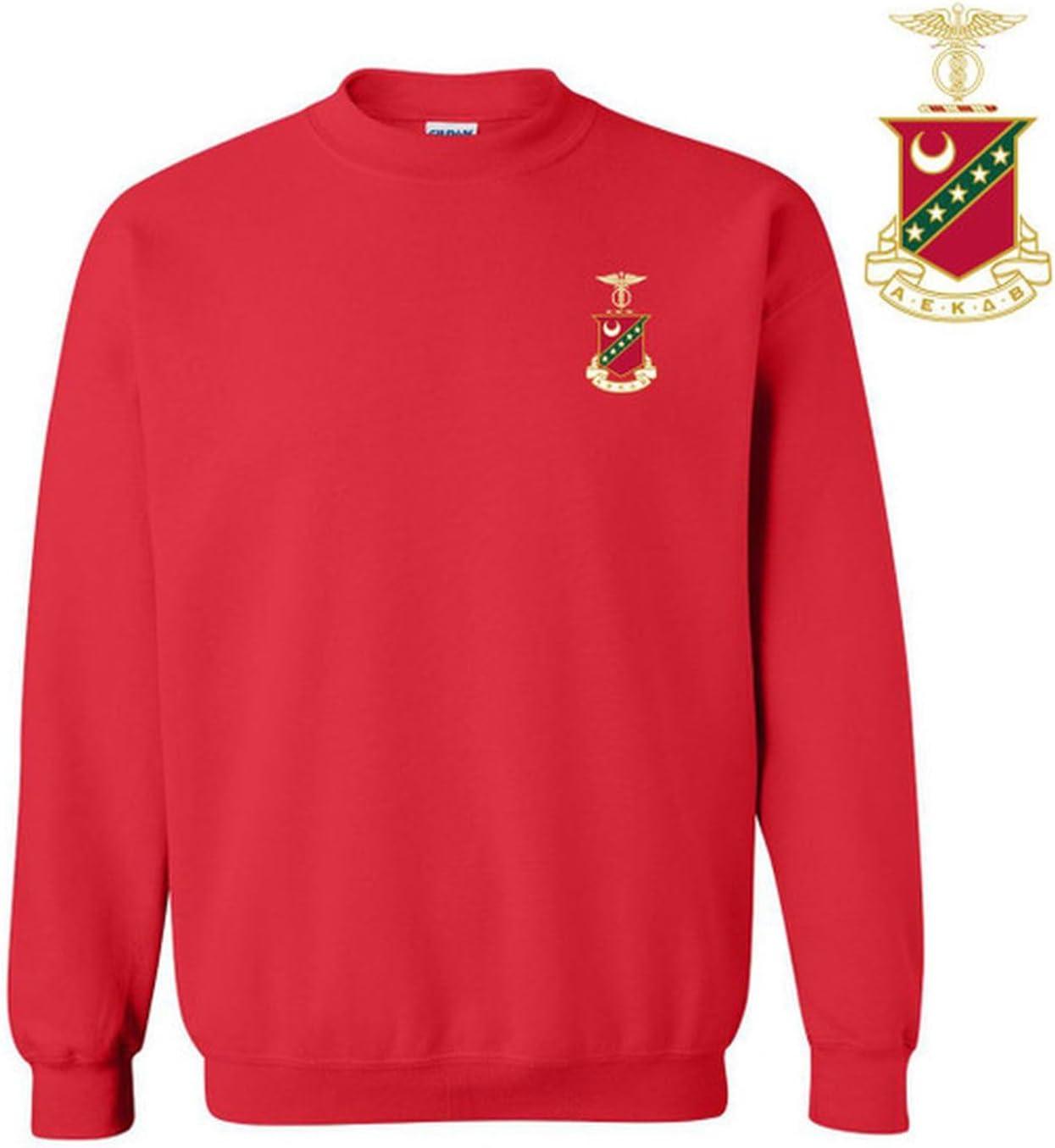 imageKappa Sigma World Famous Crest Shield PATCH Crewneck SweatshirtRed