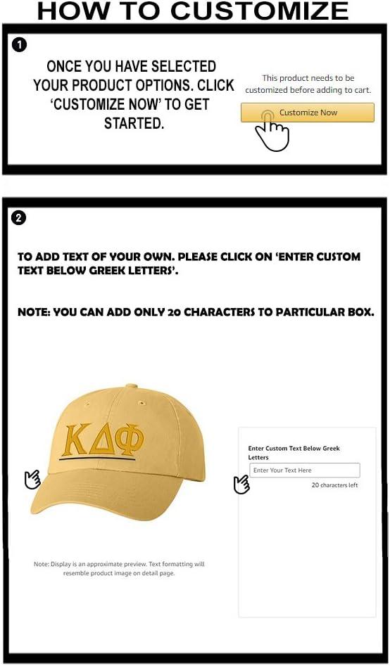 imagePersonalized Kappa Delta Phi Greek Line HatYellow