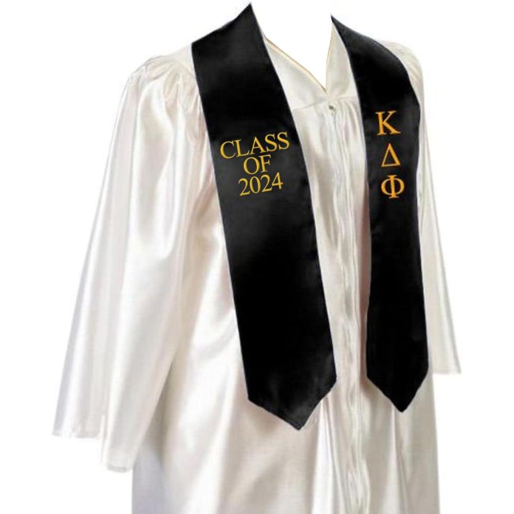 imageGreekgear Kappa Delta Phi Embroidered Graduation Sash Stole