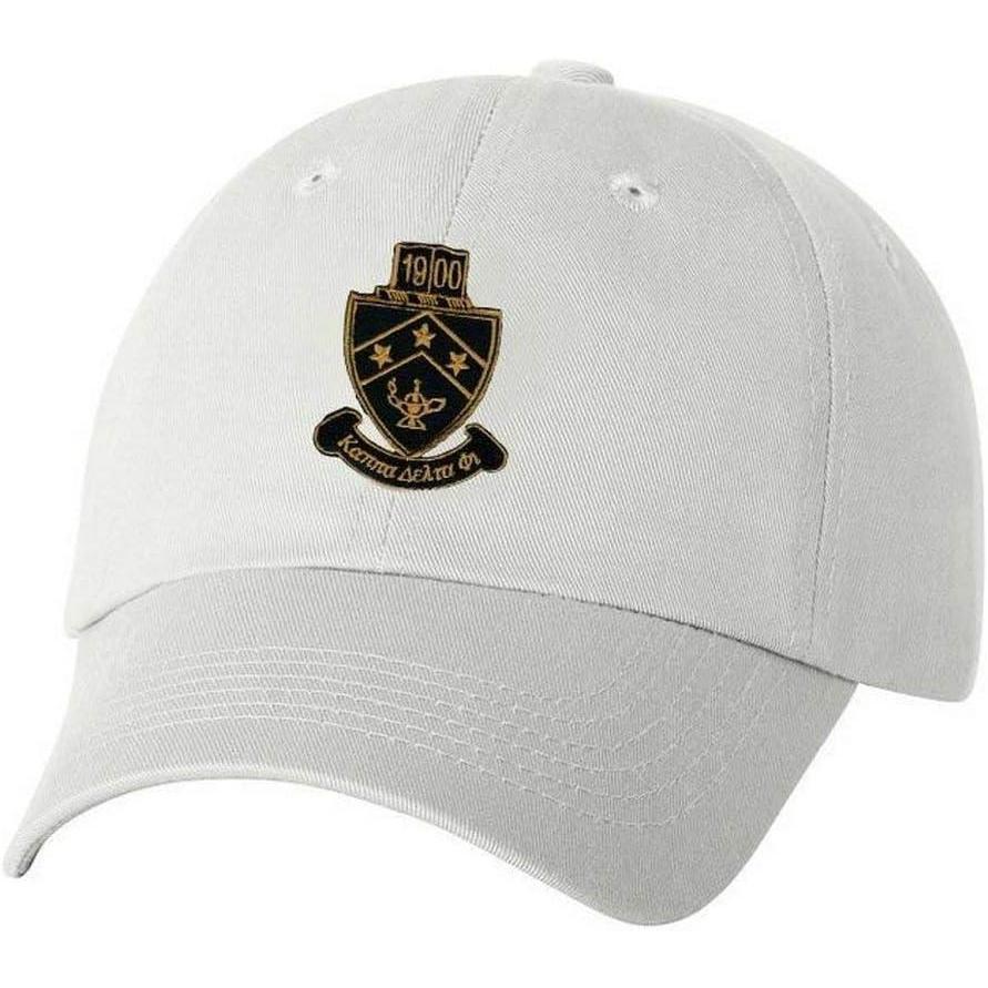 imageKappa Delta Phi Crest Shield Emblem Hat White