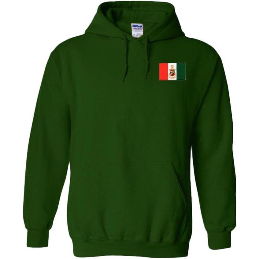 imageKappa Sigma Flag Patch Hooded SweatshirtForest Green