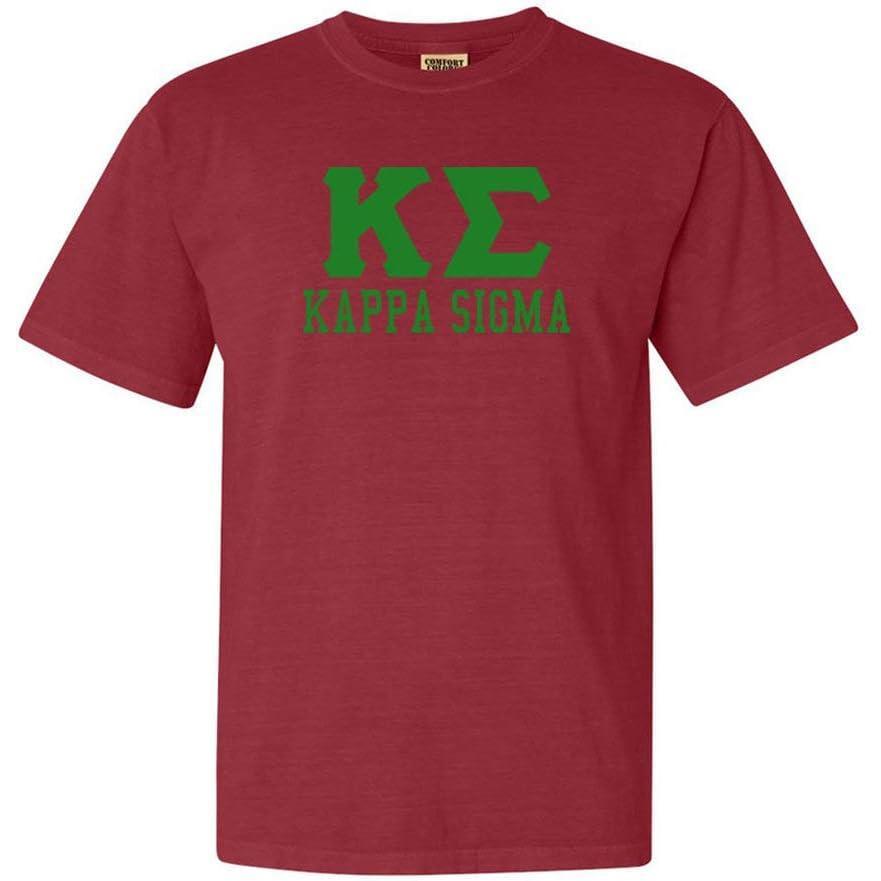 imageKappa Sigma Greek Heavyweight TShirtBerry