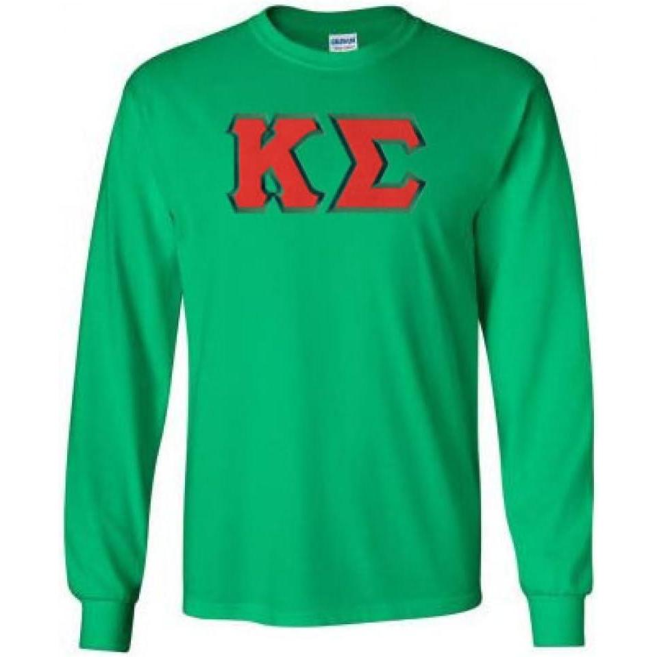 imageKappa Sigma Lettered Long SleeveKelly Green