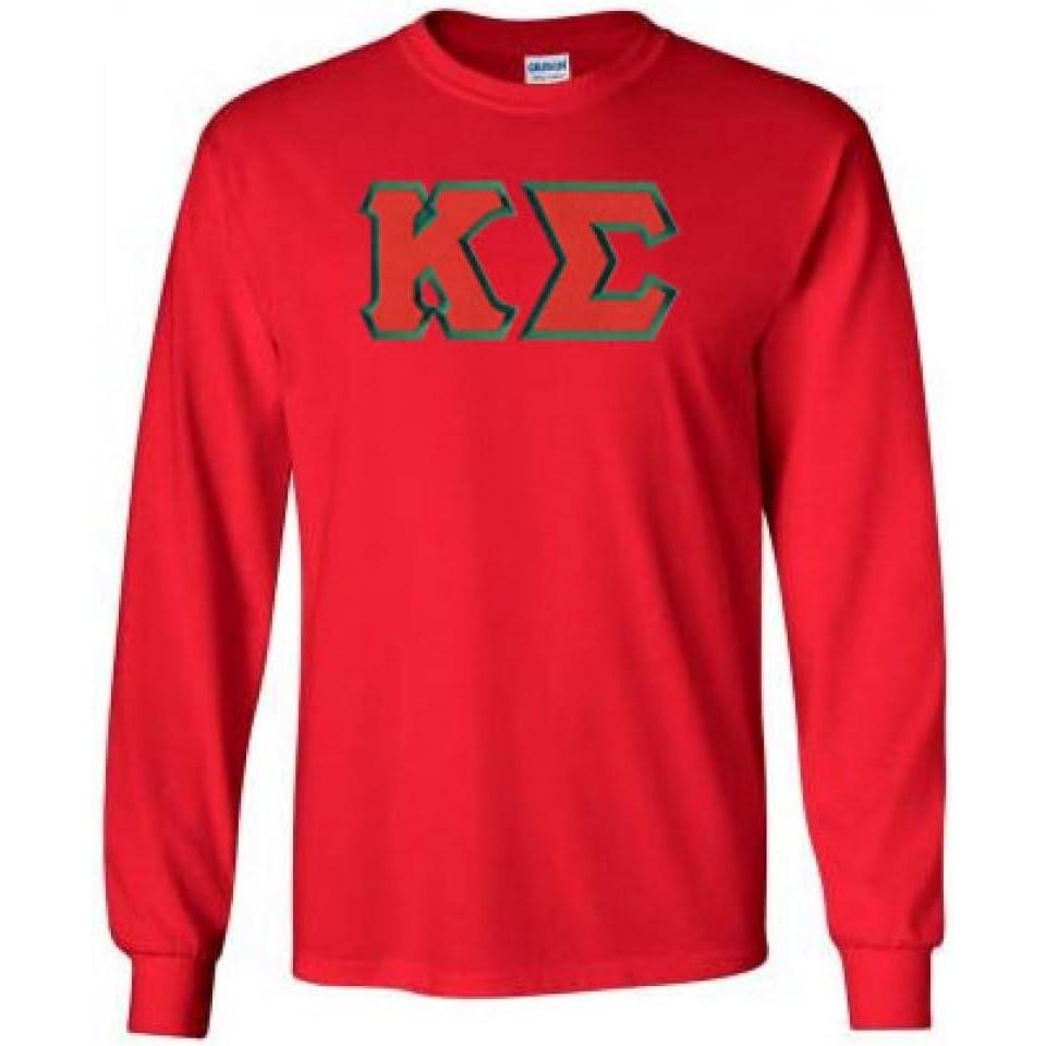 imageKappa Sigma Lettered Long SleeveRed