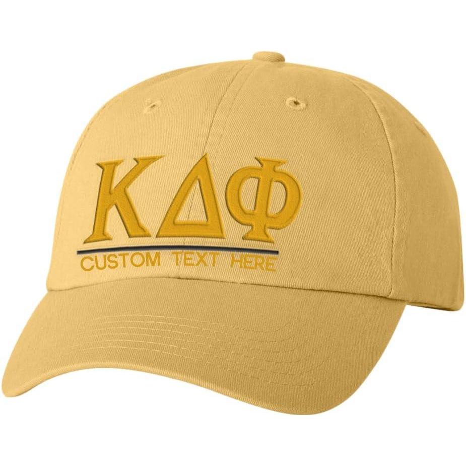 imagePersonalized Kappa Delta Phi Greek Line HatYellow