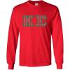 Kappa Sigma Fraternity Crest Twill Letter Longsleeve Tee(Red)