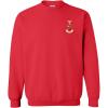 Kappa Sigma World Famous Crest – Shield PATCH Crewneck Sweatshirt(Red)