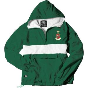 Greekgear Kappa Sigma Anorak(Forest Green/White)