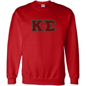 Kappa Sigma Lettered Crewneck(Red)
