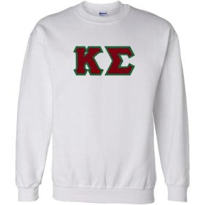 Kappa Sigma Lettered Crewneck(White)