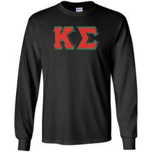Kappa Sigma Lettered Long Sleeve(Black)