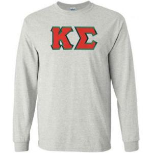 Kappa Sigma Lettered Long Sleeve(Light Grey)