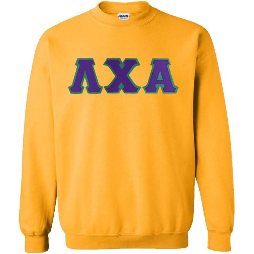 imageGreekgear Lambda Chi Alpha Lettered CrewneckAthletic Gold