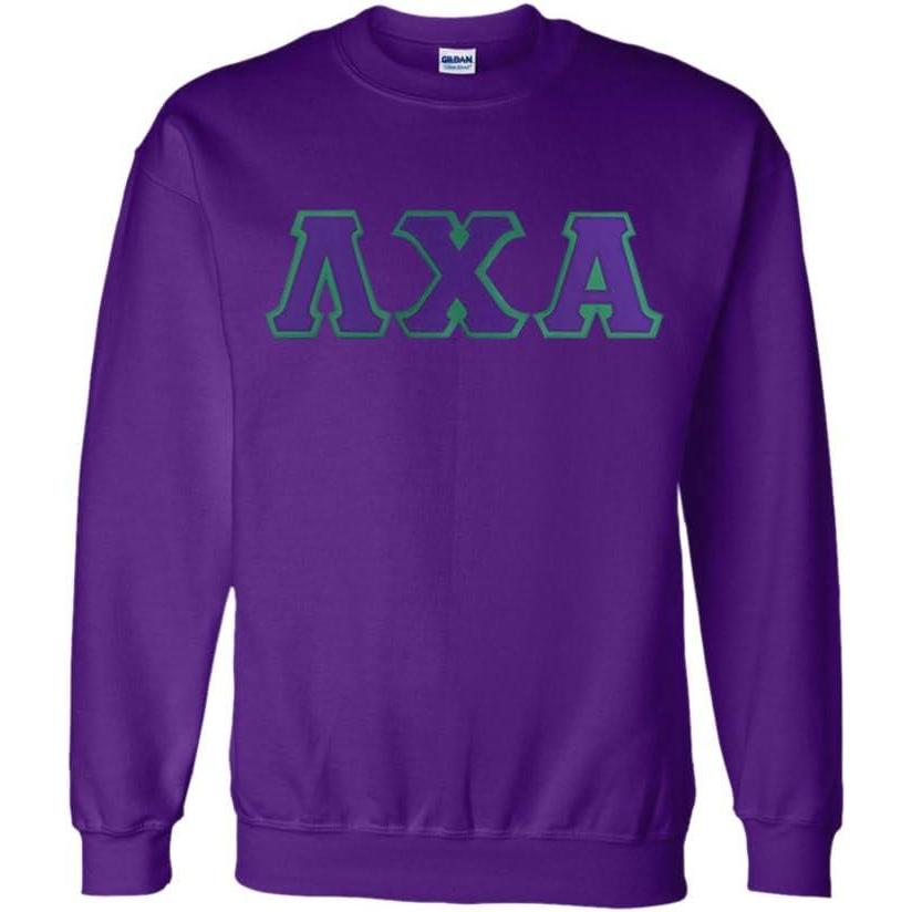 imageGreekgear Lambda Chi Alpha Lettered CrewneckPurple