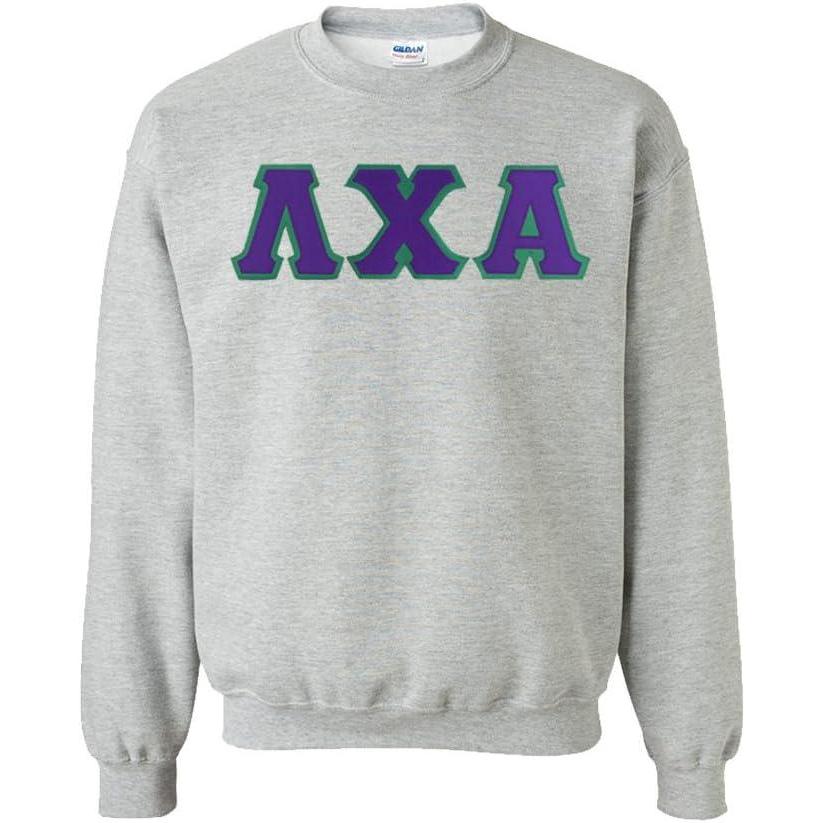 imageGreekgear Lambda Chi Alpha Lettered CrewneckSports Grey
