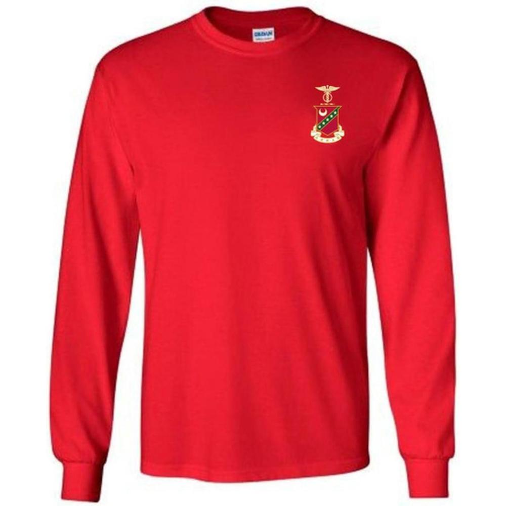 imageKappa Sigma Fraternity Crest Longsleeve TeeRed