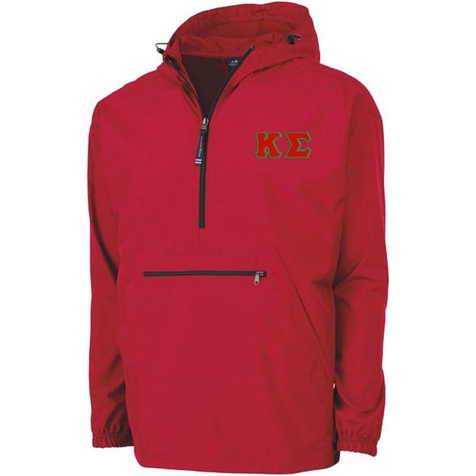 imageKappa Sigma Tackle Twill Lettered Pack N Go PulloverRed