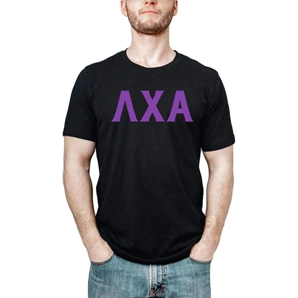 imageLambda Chi Alpha Letter TeeBlack