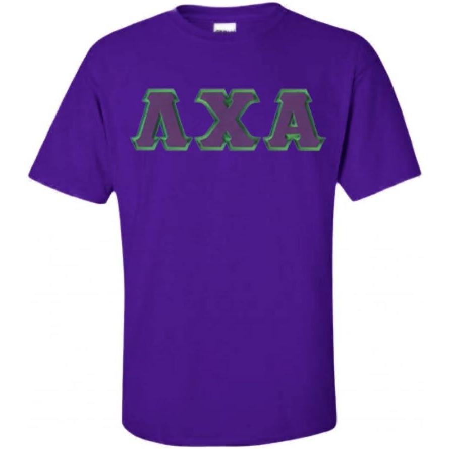 imageLambda Chi Alpha Lettered TShirtPurple