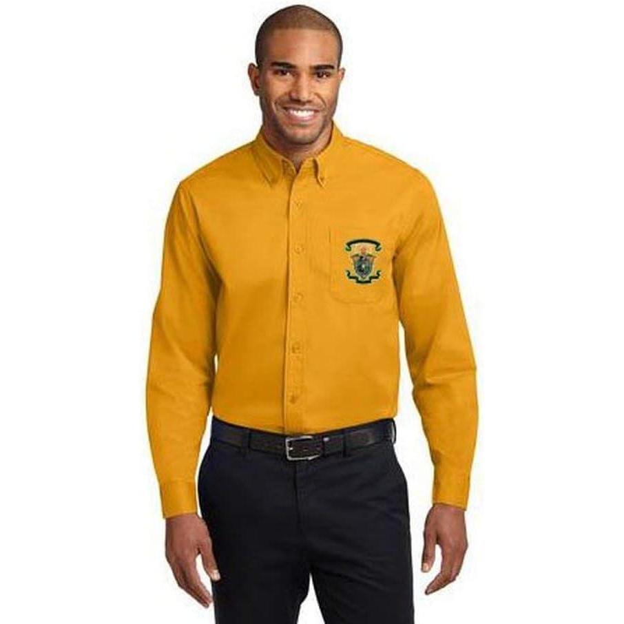 imageLambda Chi Alpha Long Sleeve OxfordAthletic GoldLight Stone