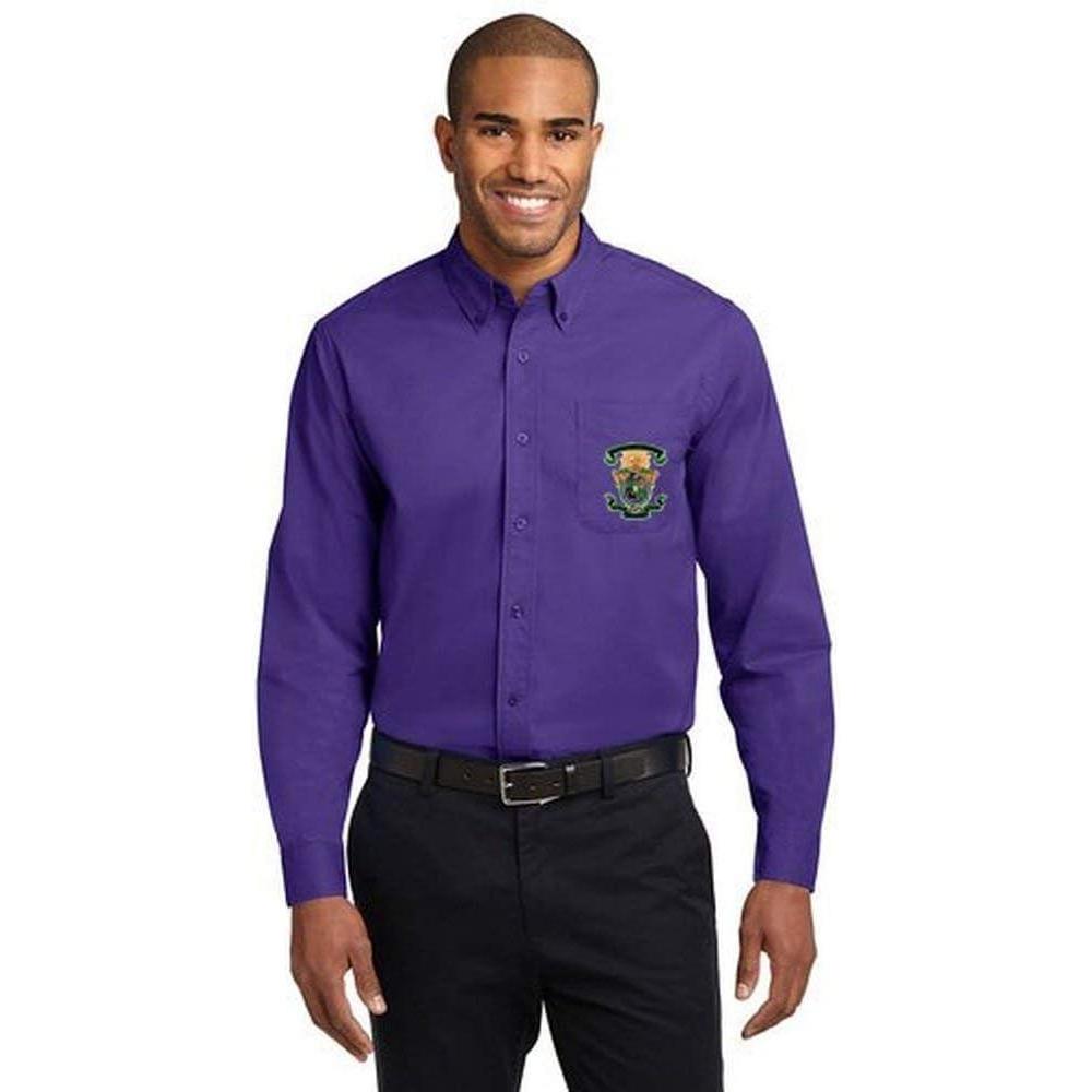 imageLambda Chi Alpha Long Sleeve OxfordPurpleLight Stone