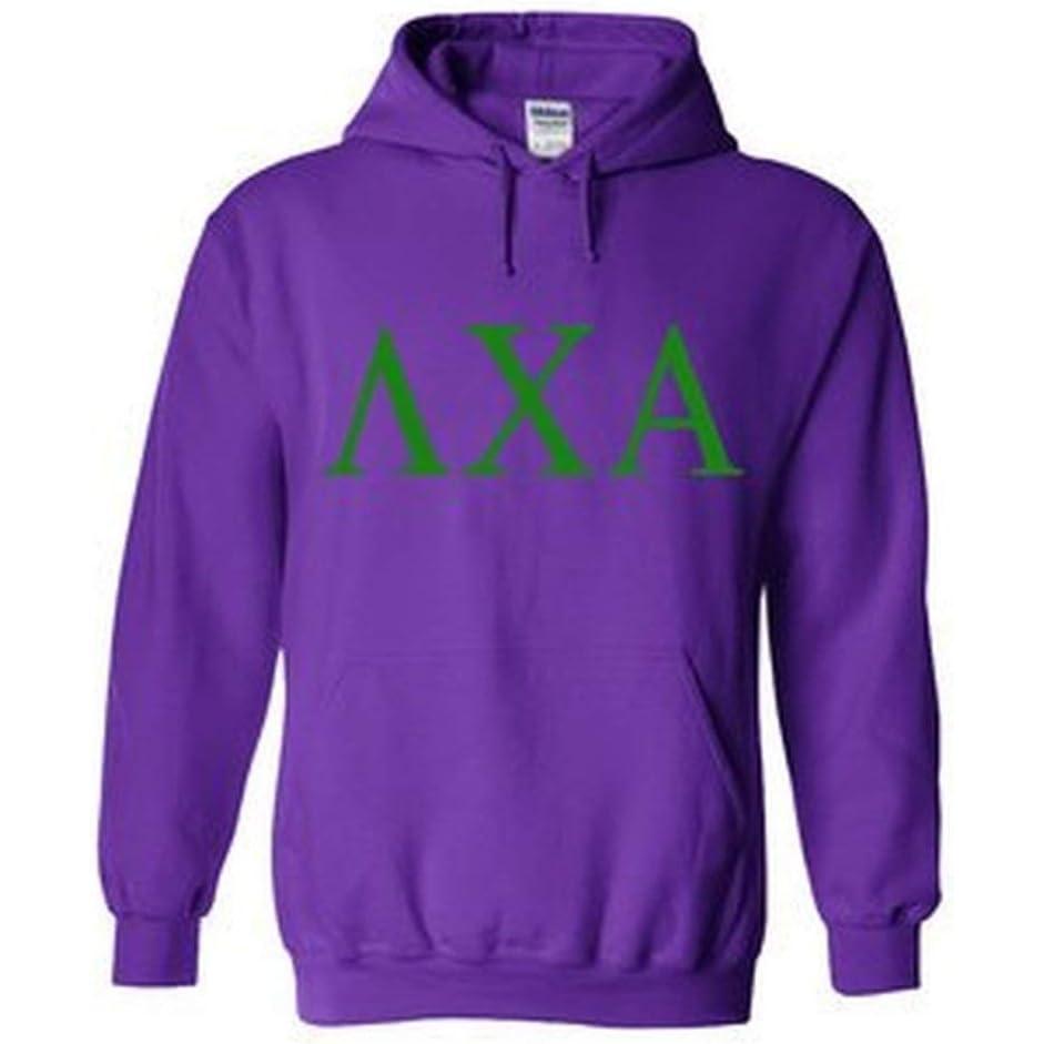 imageLambda Chi Alpha World Famous Greek Hoodie Purple with Forest Green ImprintPurple