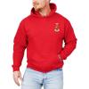 Kappa Sigma Crest – Shield Emblem Hooded Sweatshirt(Red)